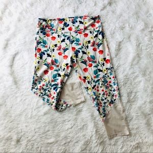 FABLETICS SALAR MIDRISE POPPY FIELDS POWERHOLD Med